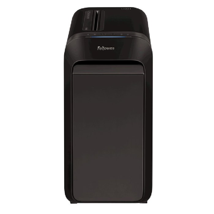 Fellowes LX221 Destructora de Papel Microcorte Negra